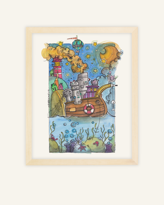 ⚙️ “La Barca a Vapore dei Sogni”