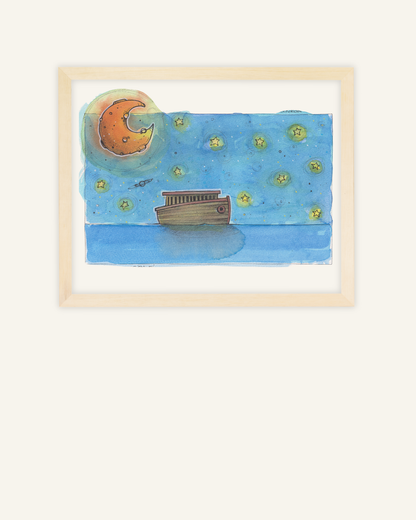 🌙 La barca e la luna