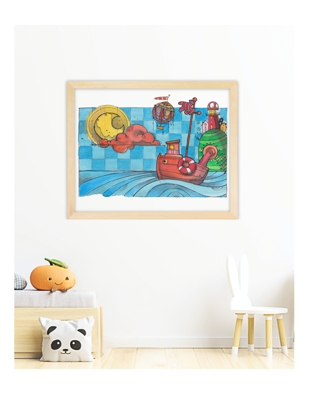 🚤 “La Barca Rossa e la Luna”